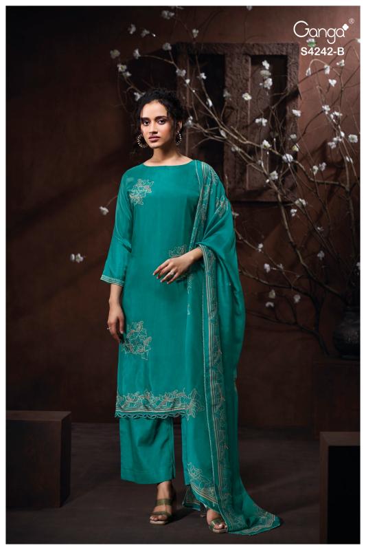 Ganga Kynaa 4242 catalog salwar kameez wholesale market in ahmedabad 