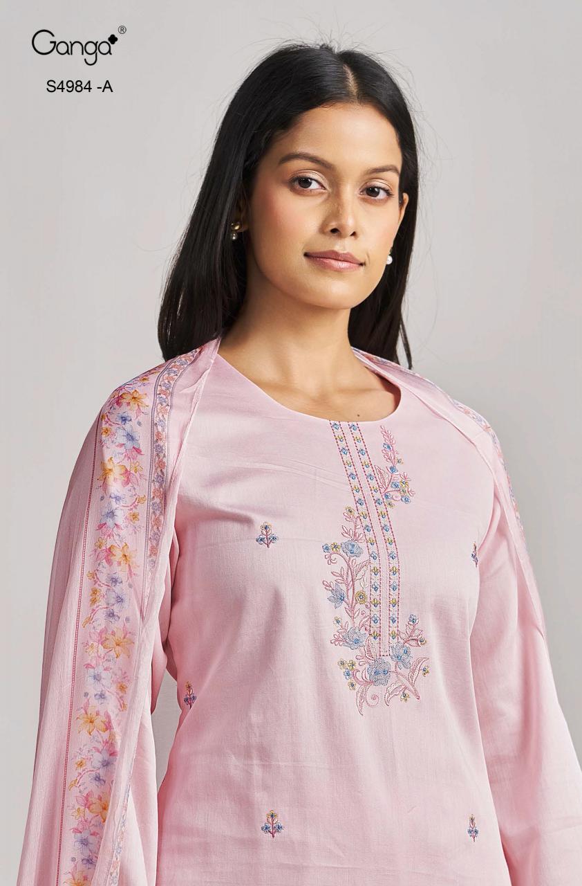 Ganga Lishka 4984 catalog indian salwar kameez wholesale
