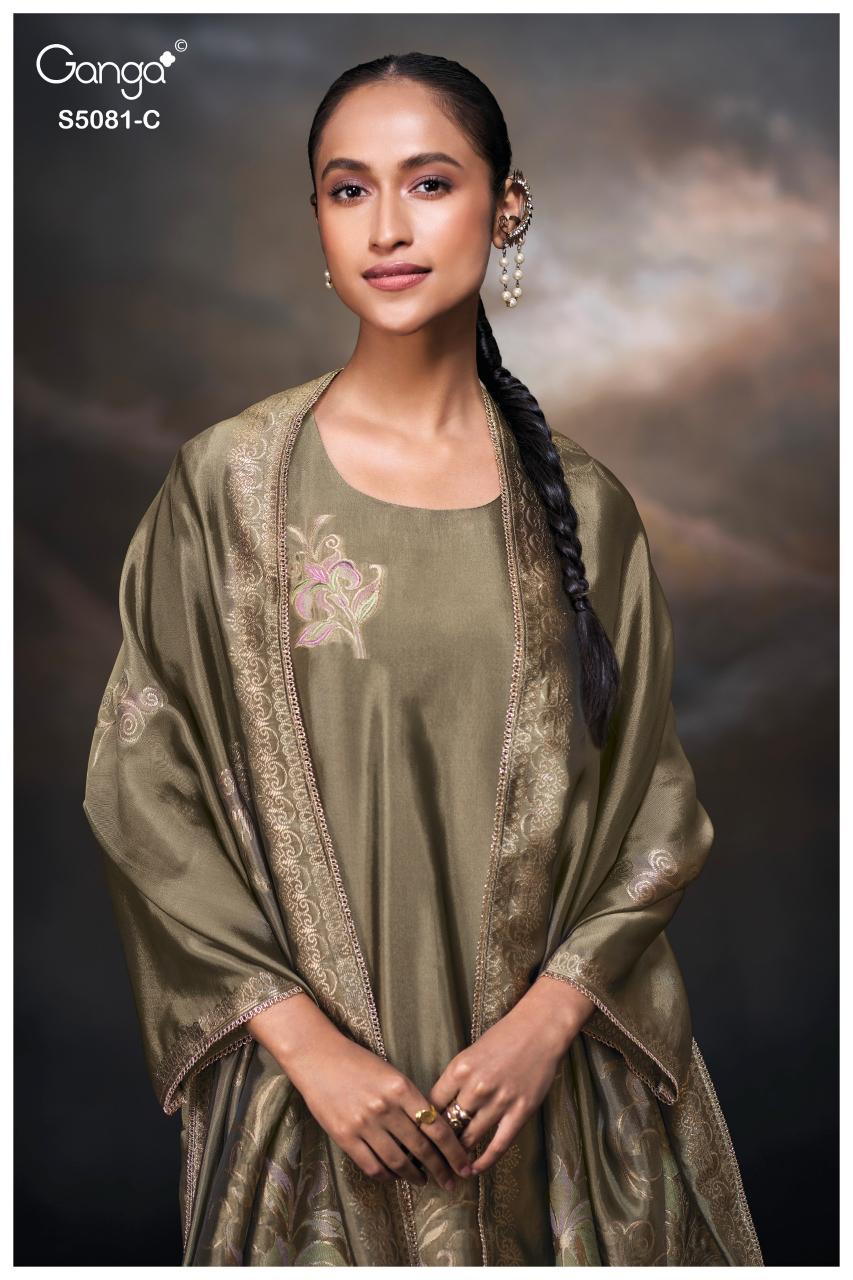 Ganga Mansie 5081 catalog salwar kameez wholesale market in mumbai
