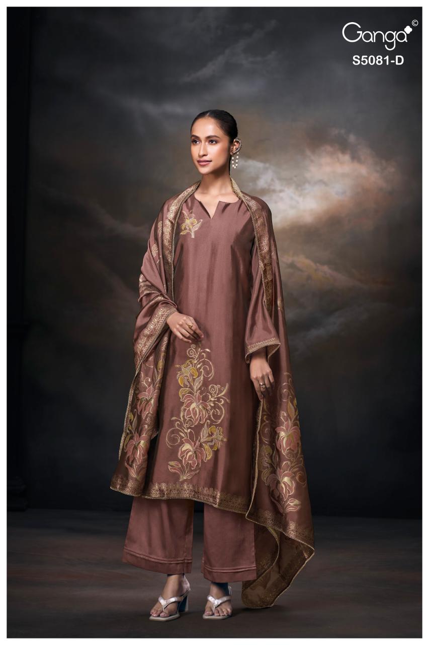 Ganga Mansie 5081 catalog salwar kameez wholesale market in mumbai