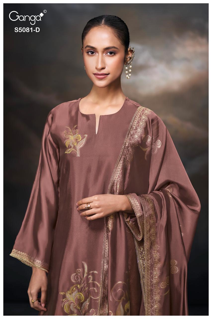 Ganga Mansie 5081 catalog salwar kameez wholesale market in mumbai