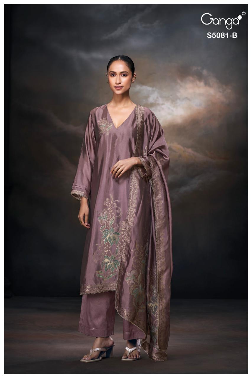 Ganga Mansie 5081 catalog salwar kameez wholesale market in mumbai
