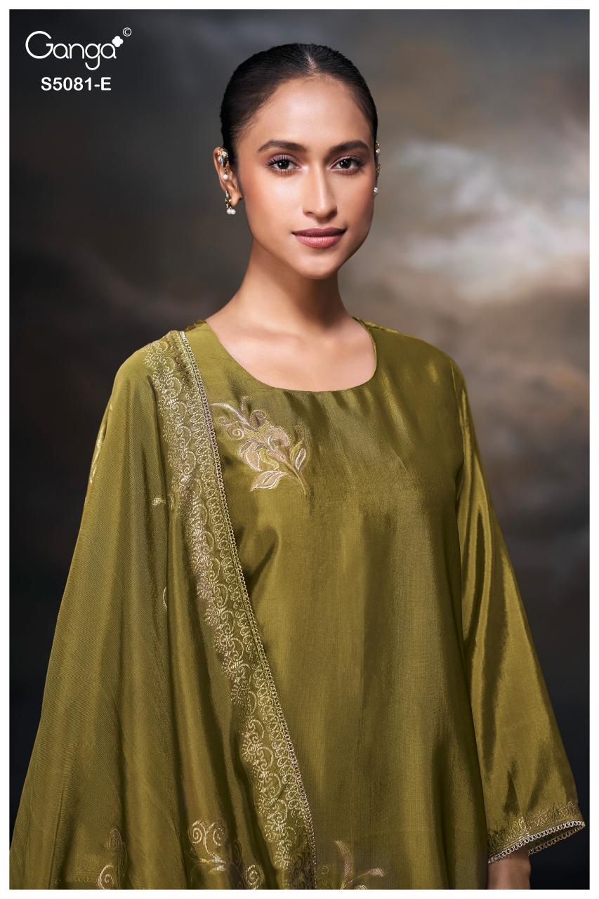 Ganga Mansie 5081 catalog salwar kameez wholesale market in mumbai