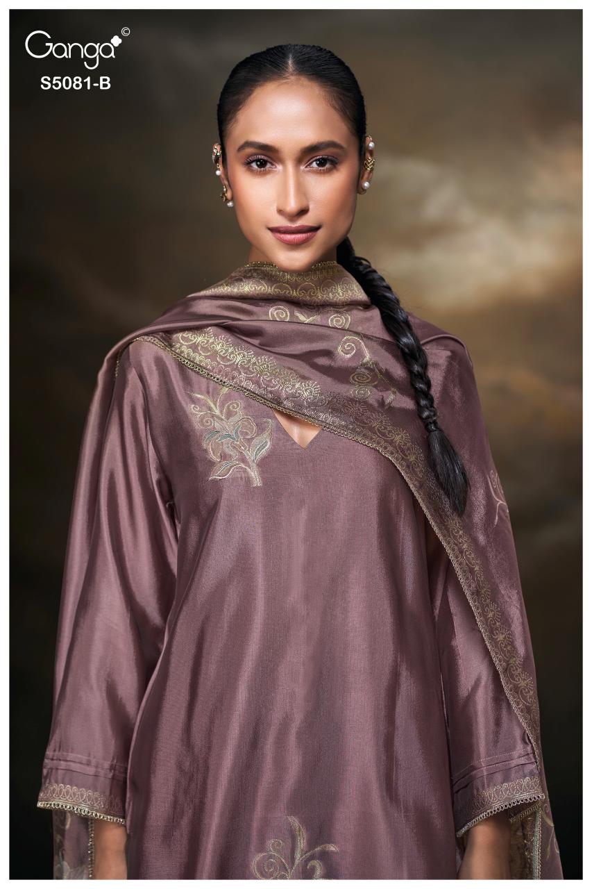 Ganga Mansie 5081 catalog salwar kameez wholesale market in mumbai