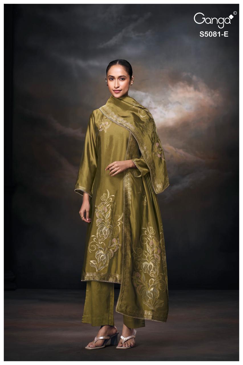 Ganga Mansie 5081 catalog salwar kameez wholesale market in mumbai
