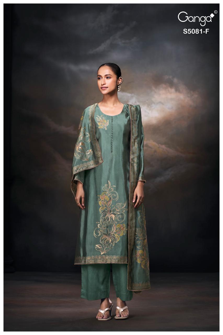 Ganga Mansie 5081 catalog salwar kameez wholesale market in mumbai