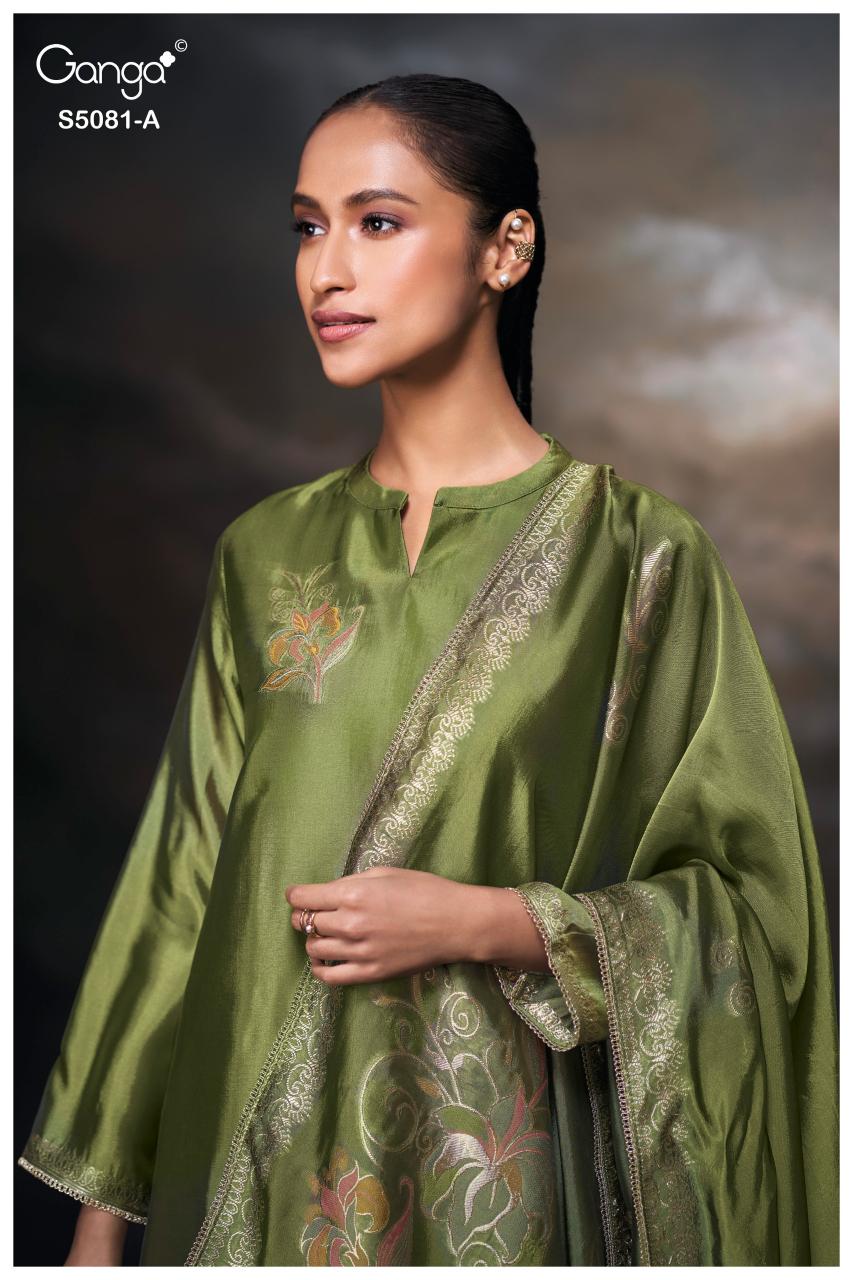 Ganga Mansie 5081 catalog salwar kameez wholesale market in mumbai