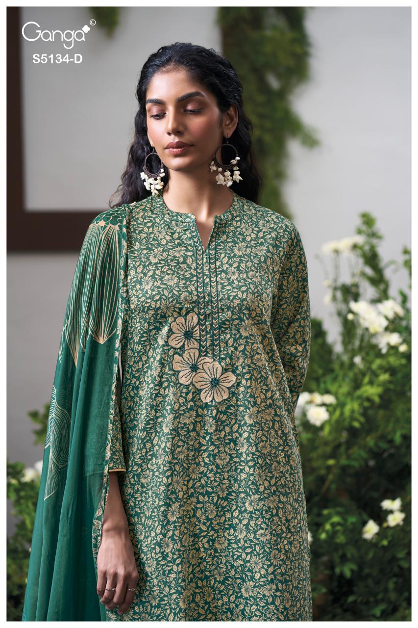 Ganga Mithila 5134 catalog salwar kameez wholesale in kolkata