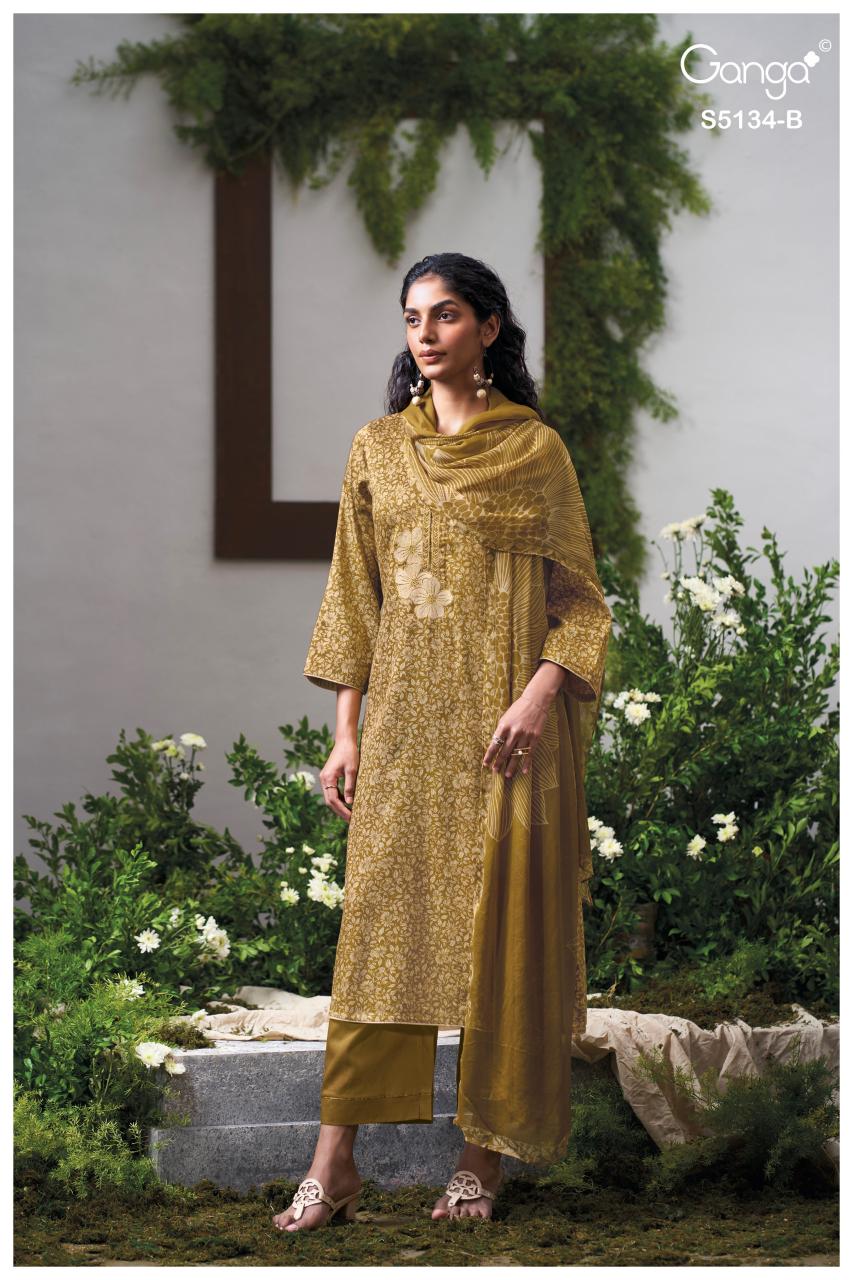 Ganga Mithila 5134 catalog salwar kameez wholesale in kolkata