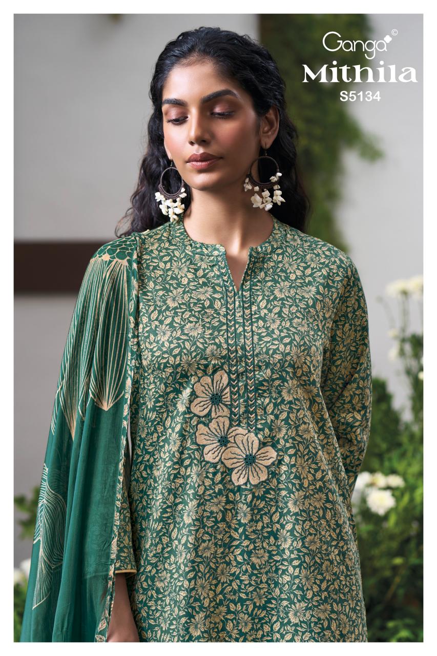 Ganga Mithila 5134 catalog salwar kameez wholesale in kolkata