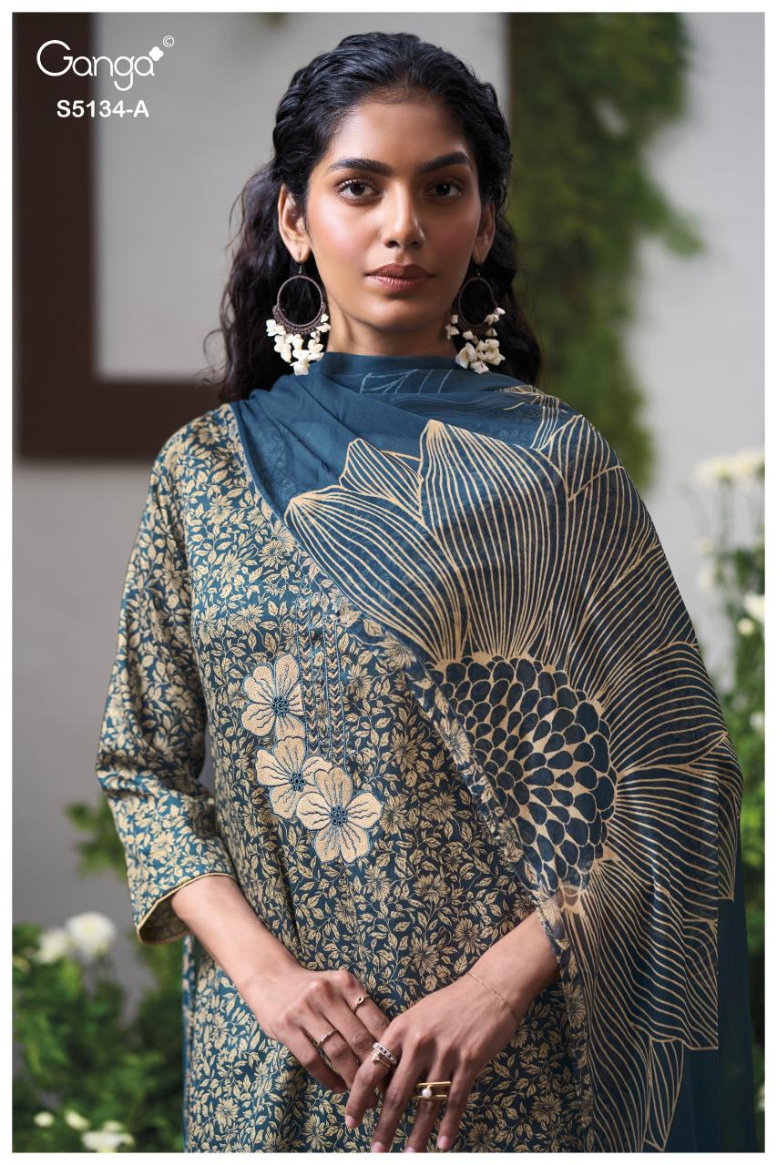 Ganga Mithila 5134 catalog salwar kameez wholesale in kolkata