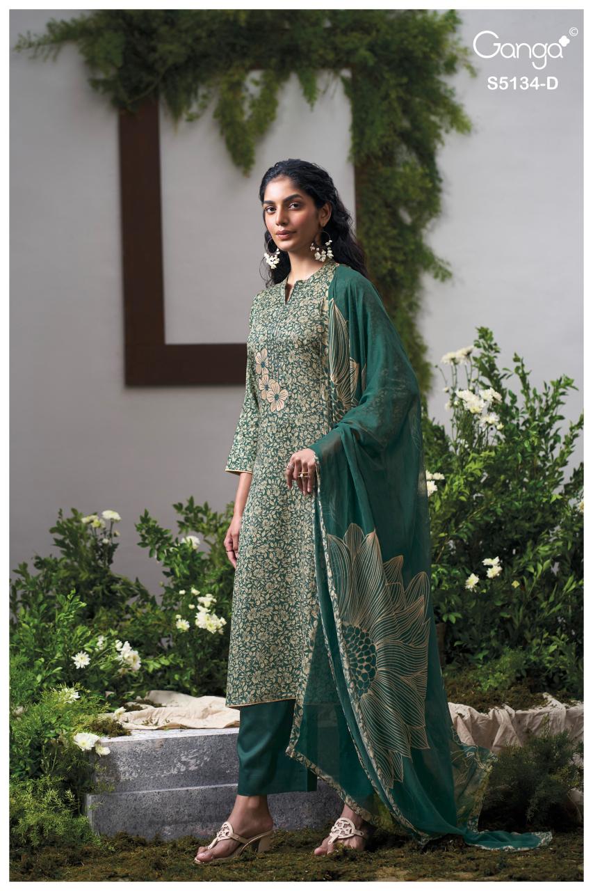 Ganga Mithila 5134 catalog salwar kameez wholesale in kolkata