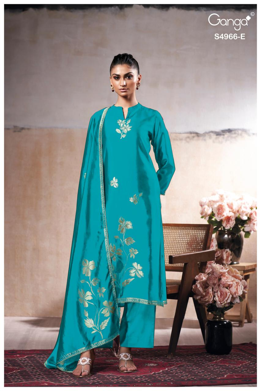 Ganga Nivora 4966 catalog salwar kameez wholesale ahmedabad