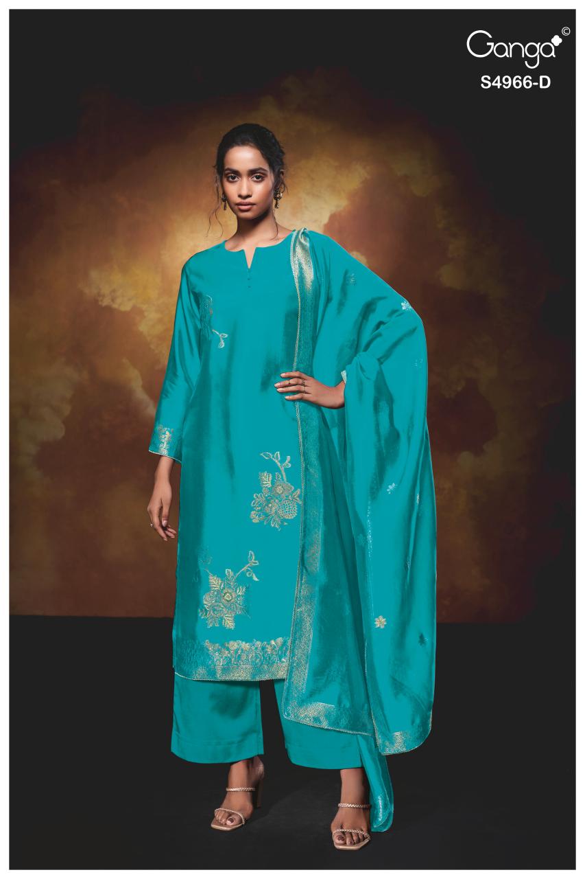 Ganga Nivora 4966 catalog salwar kameez wholesale ahmedabad