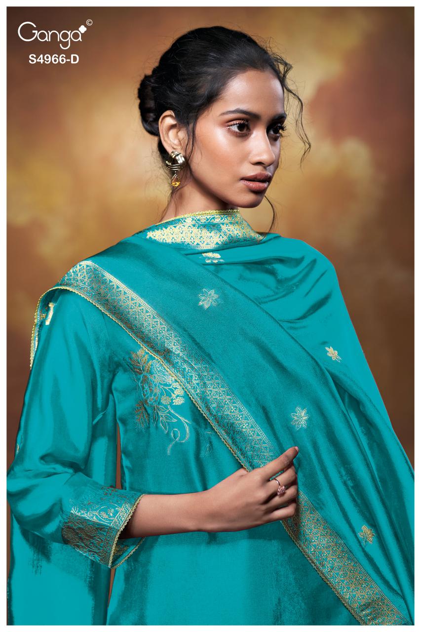 Ganga Nivora 4966 catalog salwar kameez wholesale ahmedabad
