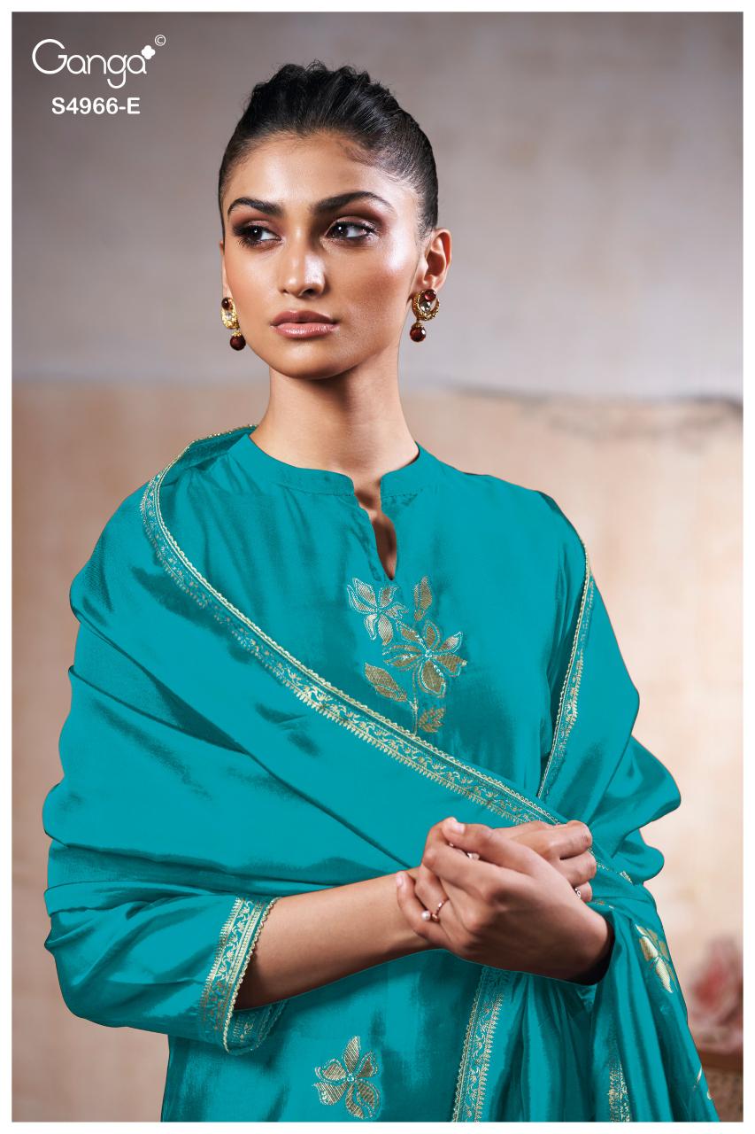 Ganga Nivora 4966 catalog salwar kameez wholesale ahmedabad
