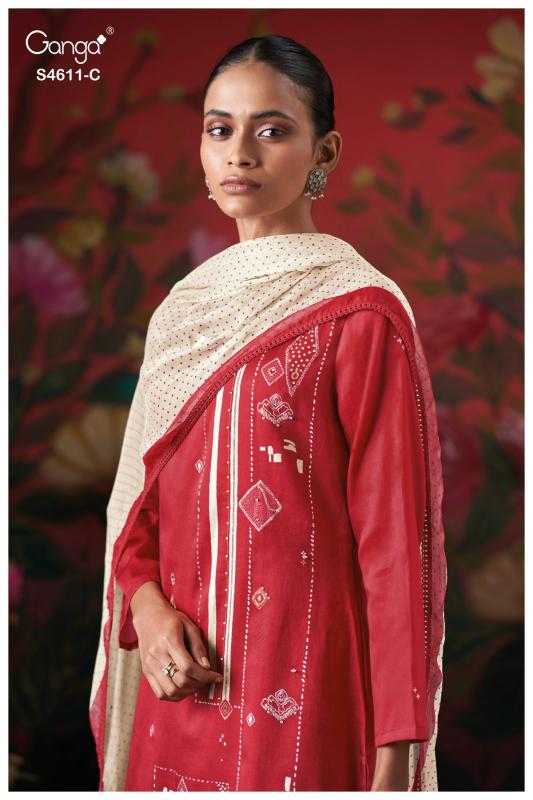 Ganga Nivra 4611 catalog indian salwar kameez wholesale online