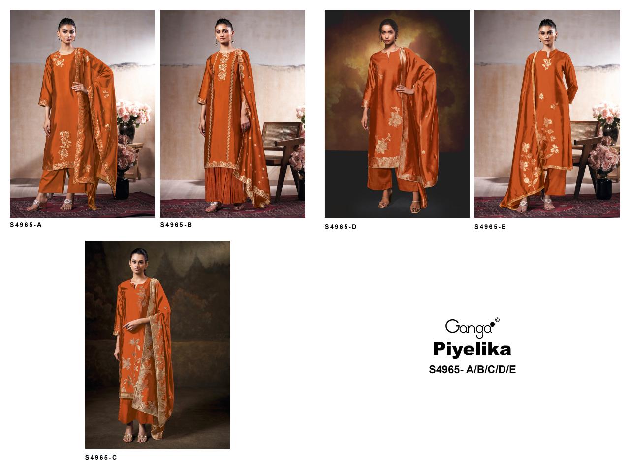 Ganga Piyelika 4965 catalog salwar kameez suppliers wholesale uk 