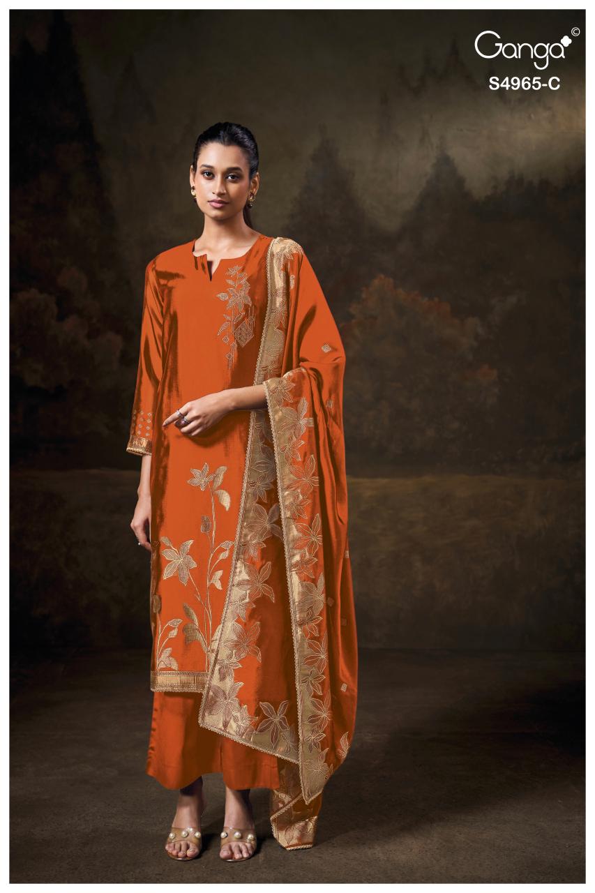 Ganga Piyelika 4965 catalog salwar kameez suppliers wholesale uk 