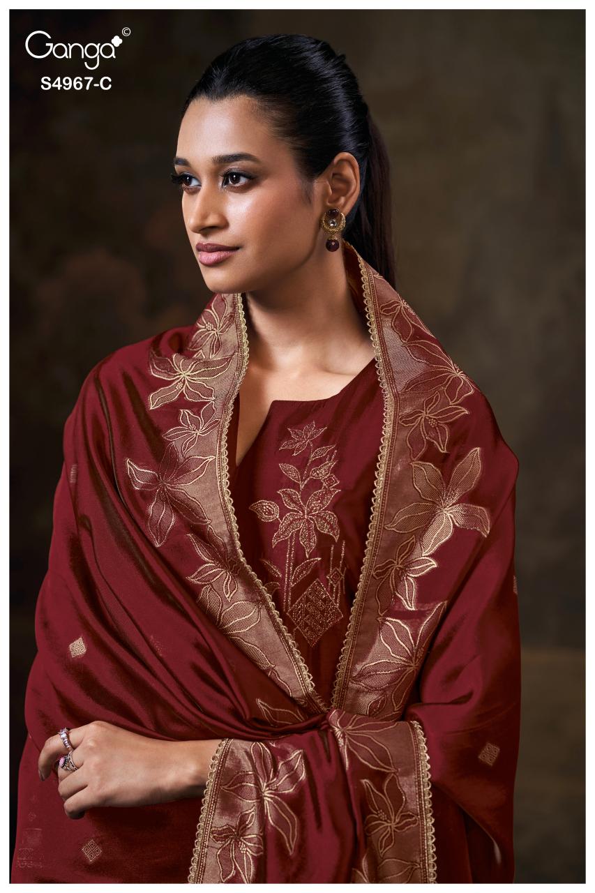 Ganga Raashii 4967 catalog indian salwar kameez wholesaler