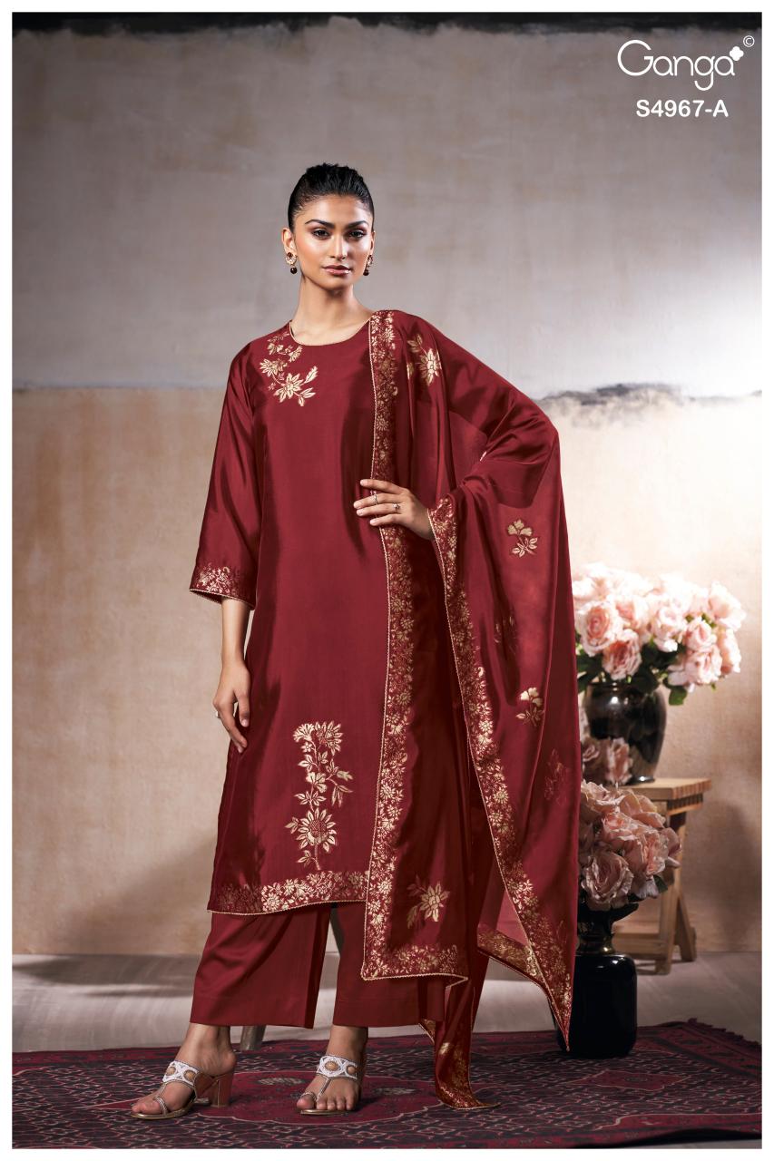 Ganga Raashii 4967 catalog indian salwar kameez wholesaler