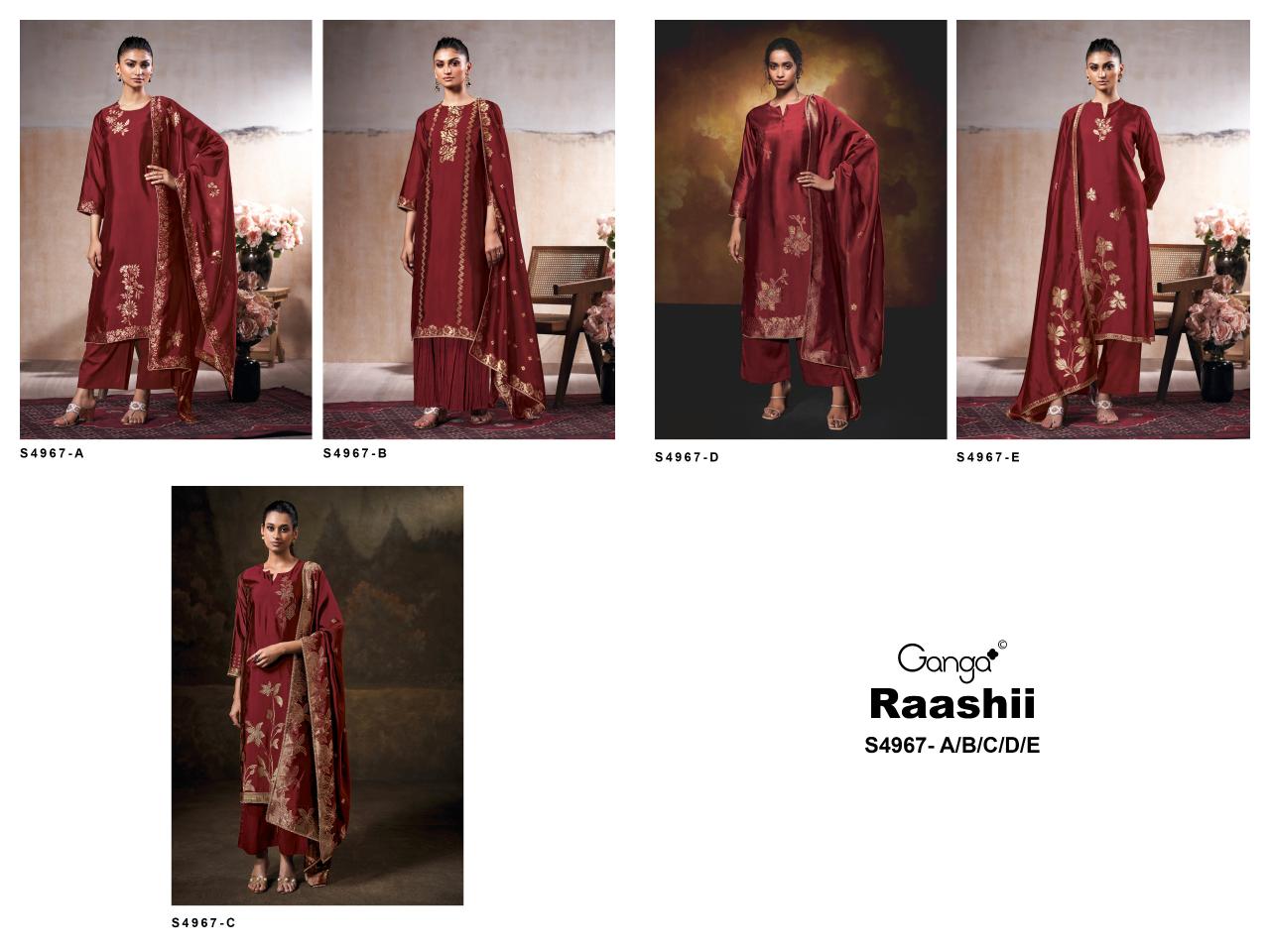 Ganga Raashii 4967 catalog indian salwar kameez wholesaler