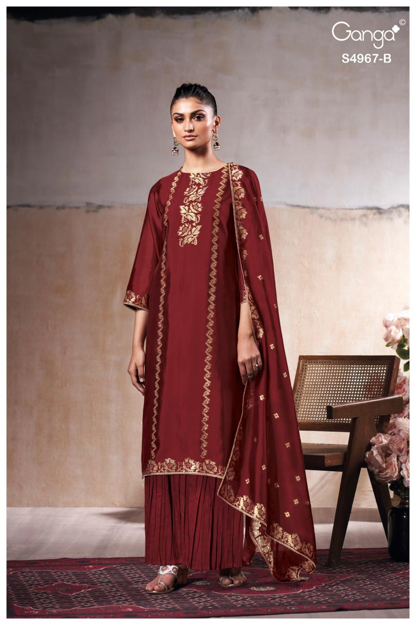 Ganga Raashii 4967 catalog indian salwar kameez wholesaler