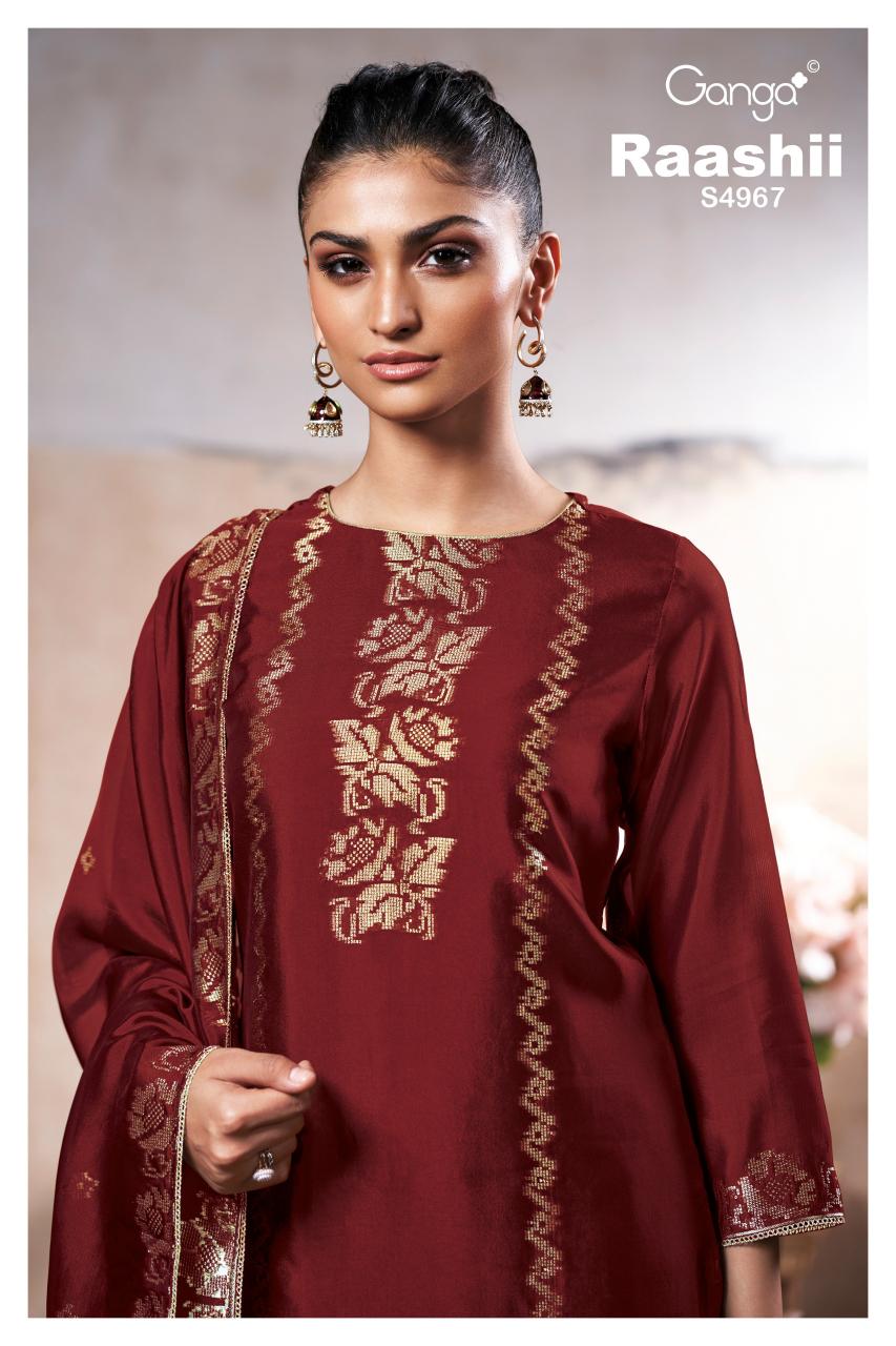Ganga Raashii 4967 catalog indian salwar kameez wholesaler