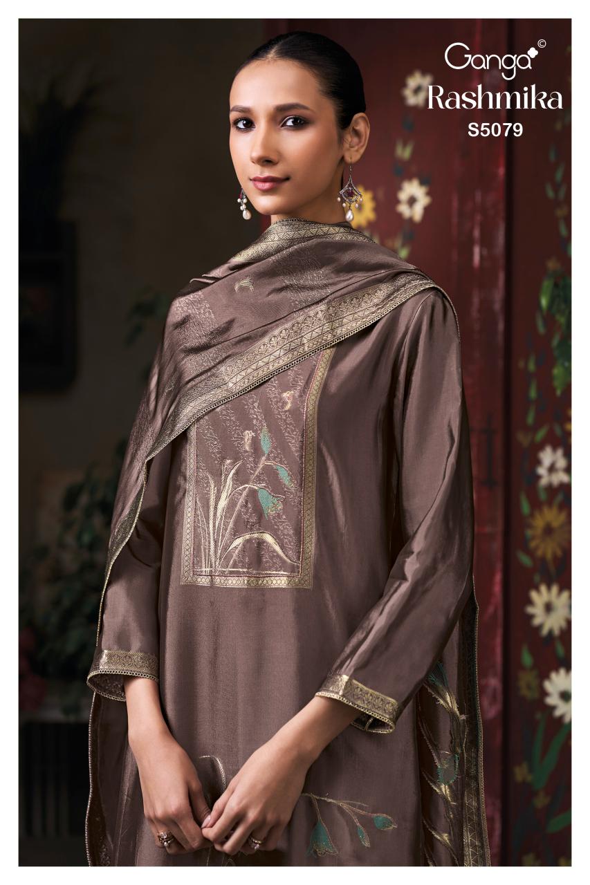 Ganga Rashmika 5079 catalog wholesale salwar kameez surat