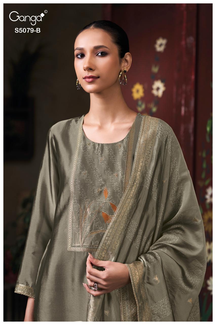 Ganga Rashmika 5079 catalog wholesale salwar kameez surat