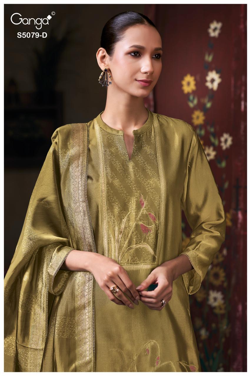 Ganga Rashmika 5079 catalog wholesale salwar kameez surat