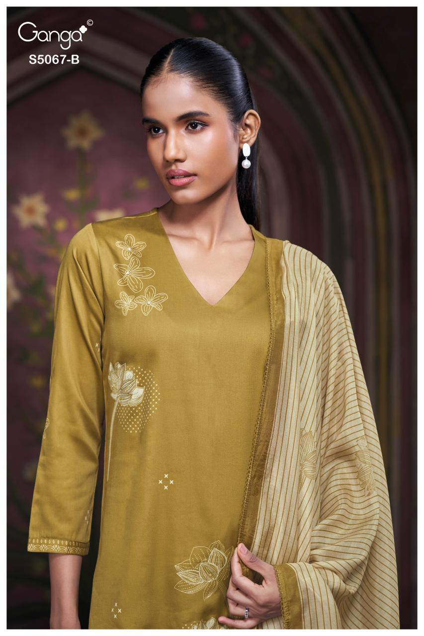 Ganga Riviera 5067 catalog salwar kameez suits wholesale online