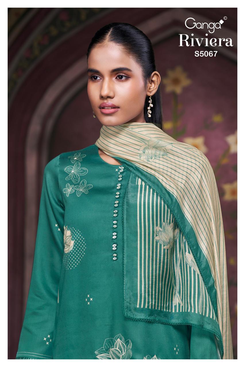 Ganga Riviera 5067 catalog salwar kameez suits wholesale online