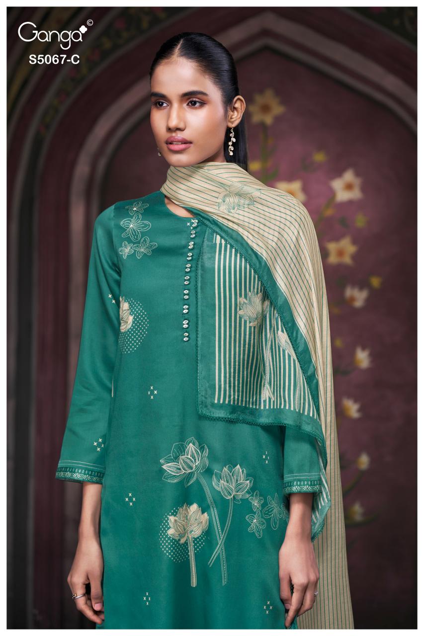Ganga Riviera 5067 catalog salwar kameez suits wholesale online
