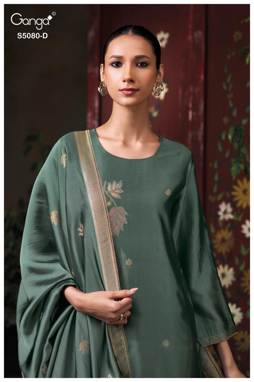 Ganga Saoirse 5080 catalog delhi salwar kameez wholesale