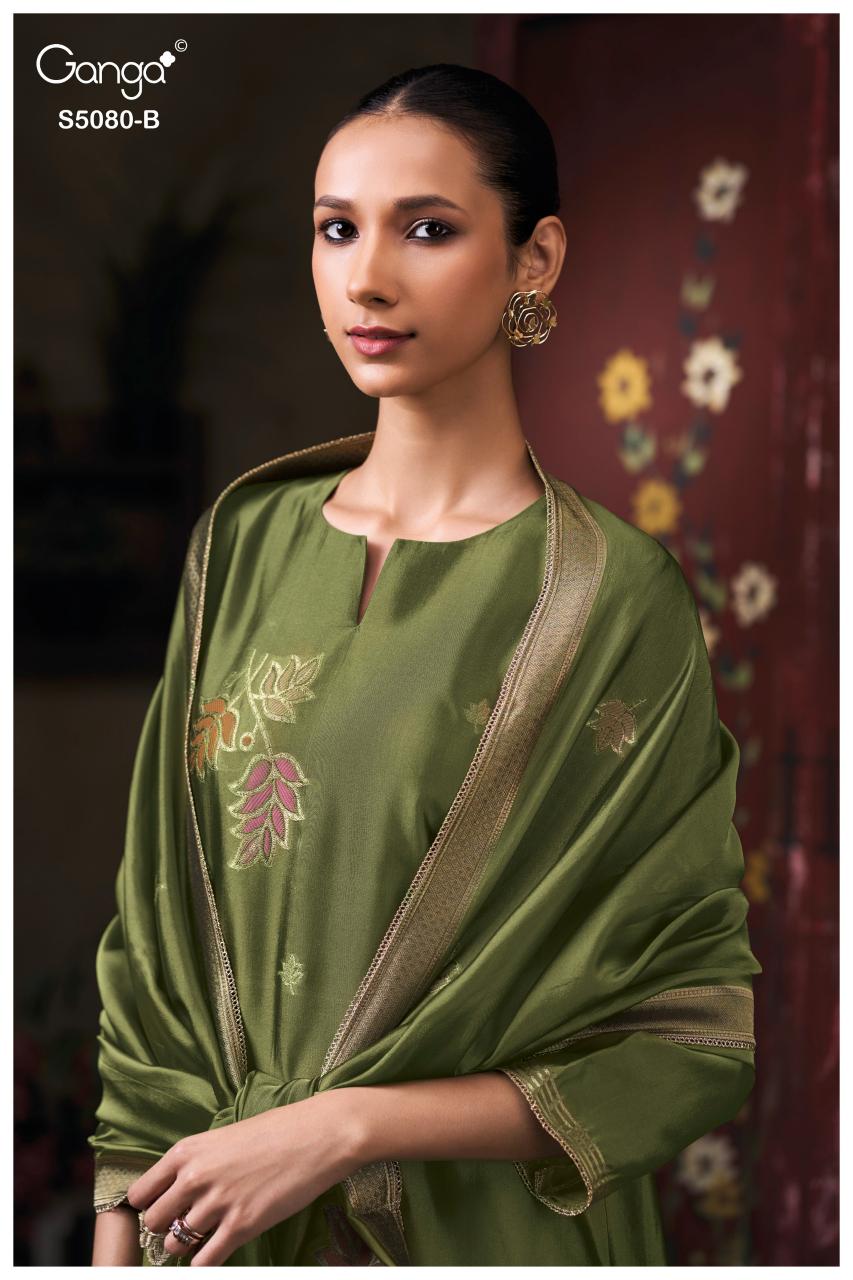 Ganga Saoirse 5080 catalog delhi salwar kameez wholesale
