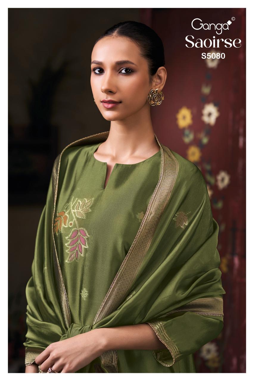 Ganga Saoirse 5080 catalog delhi salwar kameez wholesale