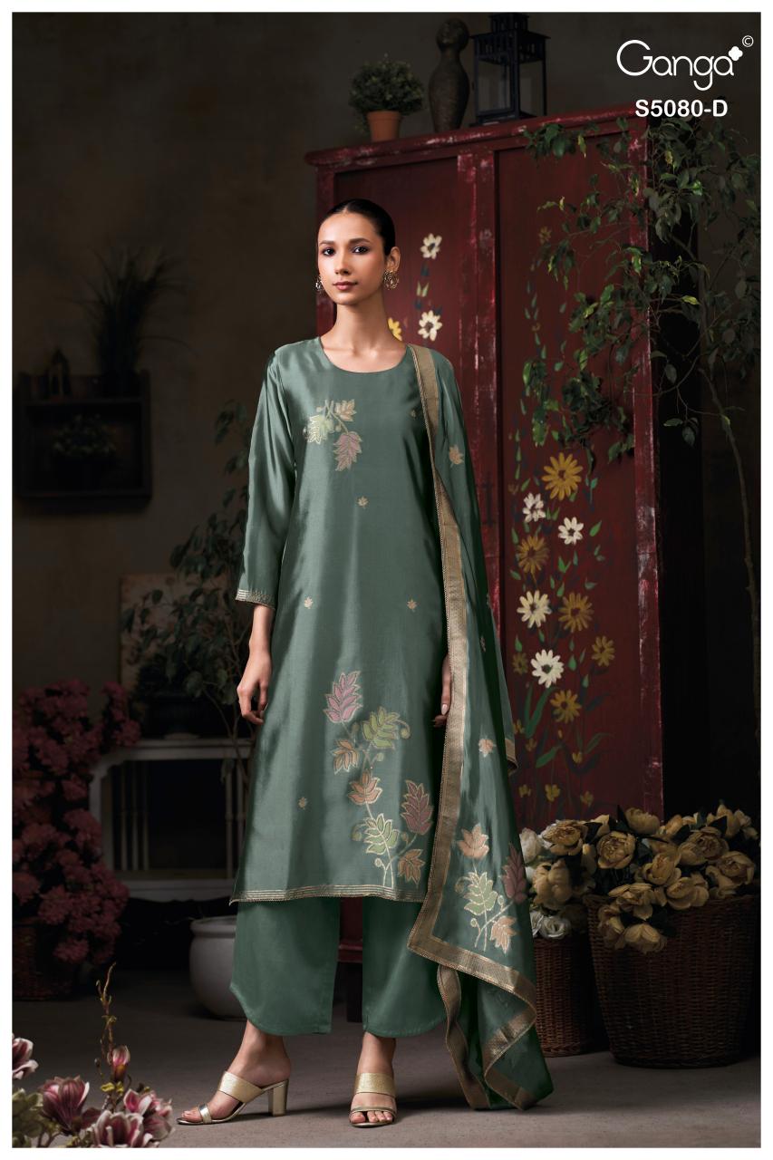 Ganga Saoirse 5080 catalog delhi salwar kameez wholesale