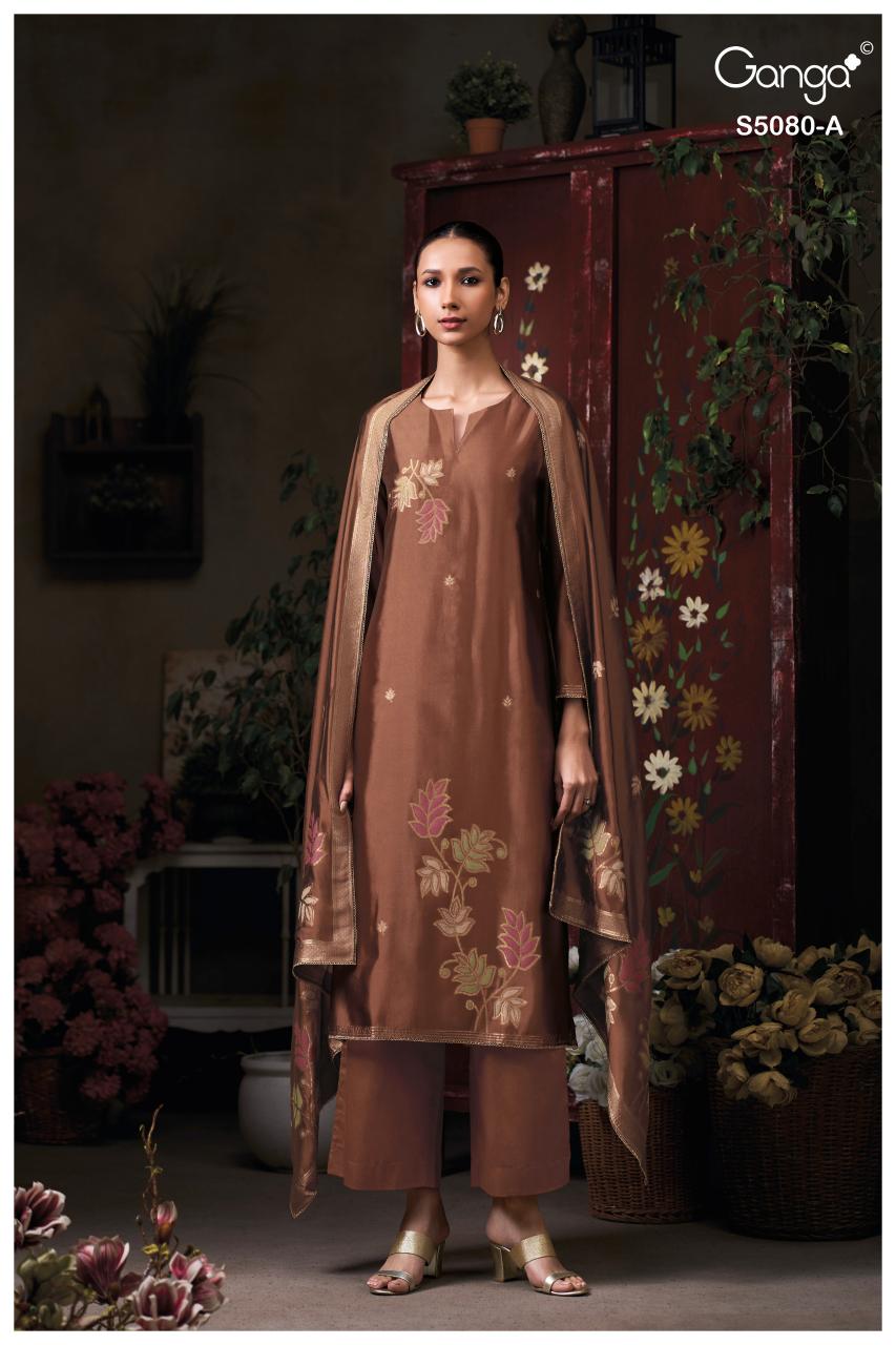 Ganga Saoirse 5080 catalog delhi salwar kameez wholesale