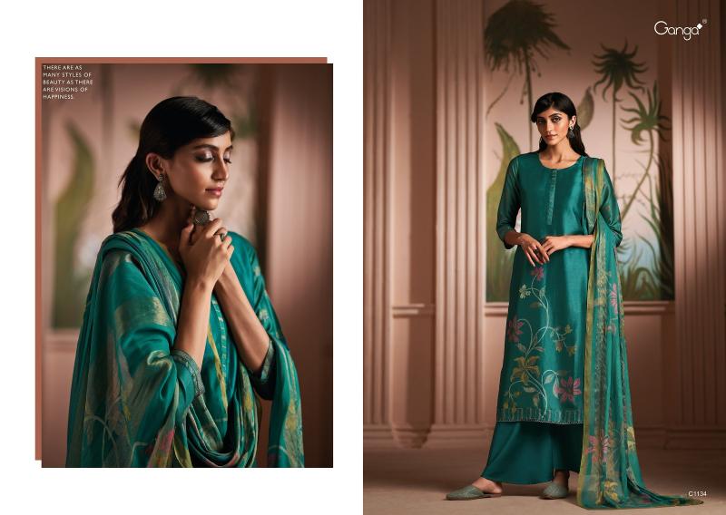 Ganga Shanaya catalog unstitched salwar kameez wholesalers in delhi