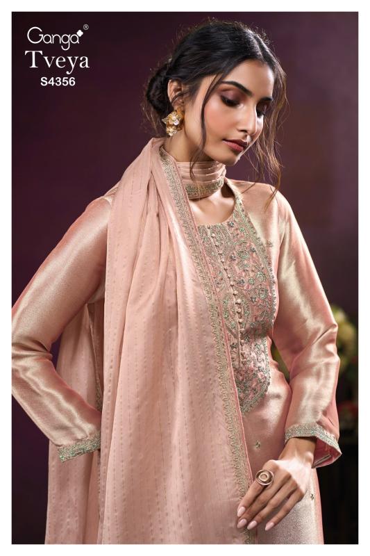 Ganga Tveya 4356 catalog ladies salwar kameez wholesalers in bangalore 