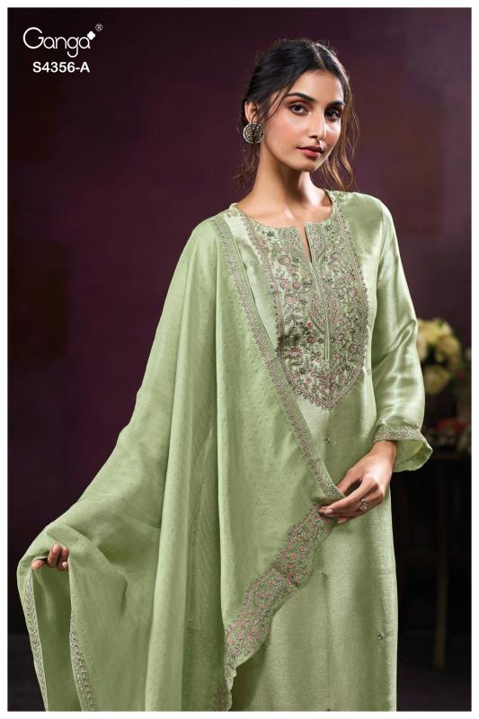 Ganga Tveya 4356 catalog ladies salwar kameez wholesalers in bangalore 