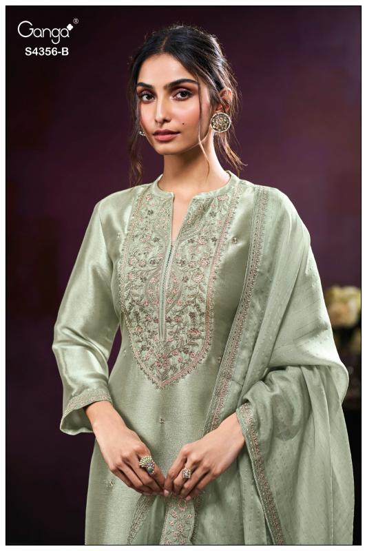 Ganga Tveya 4356 catalog ladies salwar kameez wholesalers in bangalore 