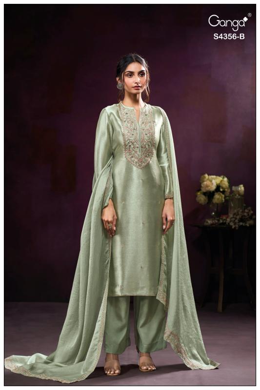 Ganga Tveya 4356 catalog ladies salwar kameez wholesalers in bangalore 