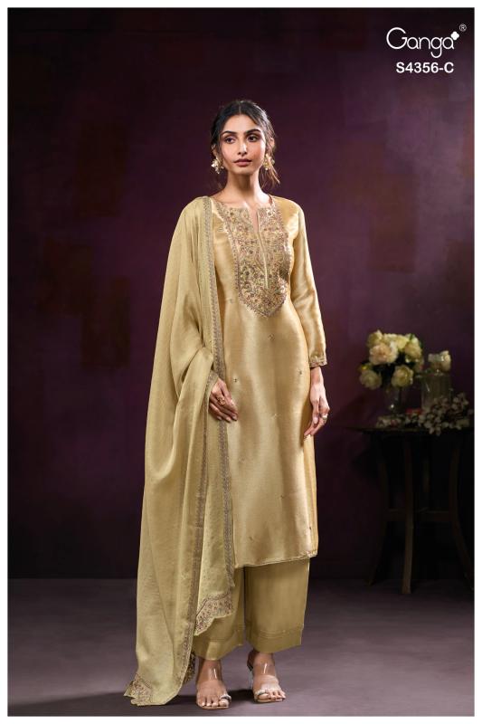 Ganga Tveya 4356 catalog ladies salwar kameez wholesalers in bangalore 