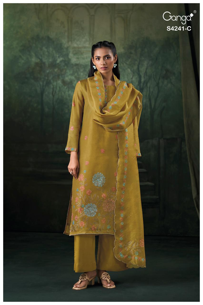 Ganga Vionara 4241 catalog salwar kameez india wholesale