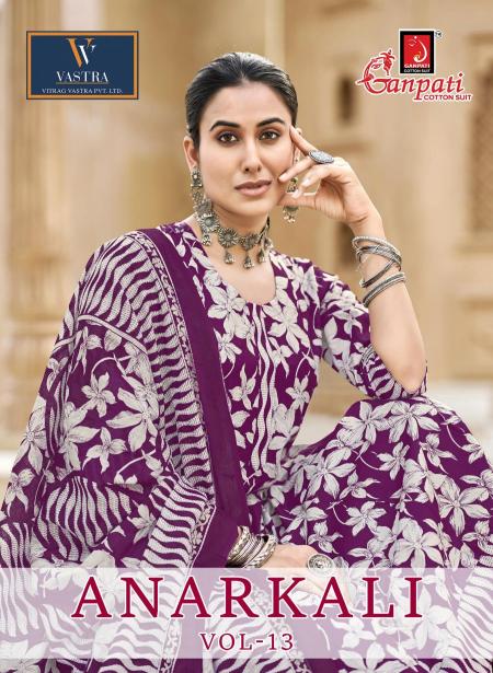 Ganpati Anarkali Vol-13 – Anarkali Style Kurti Pant With Dupatta - Wholesale Catalog