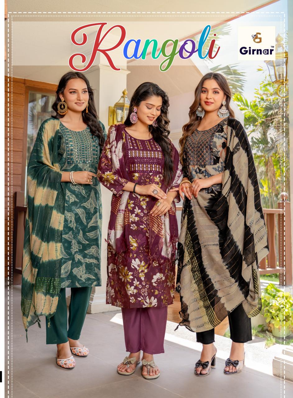 Girnar Rangoli vol 1 catalog zola kurtis wholesale