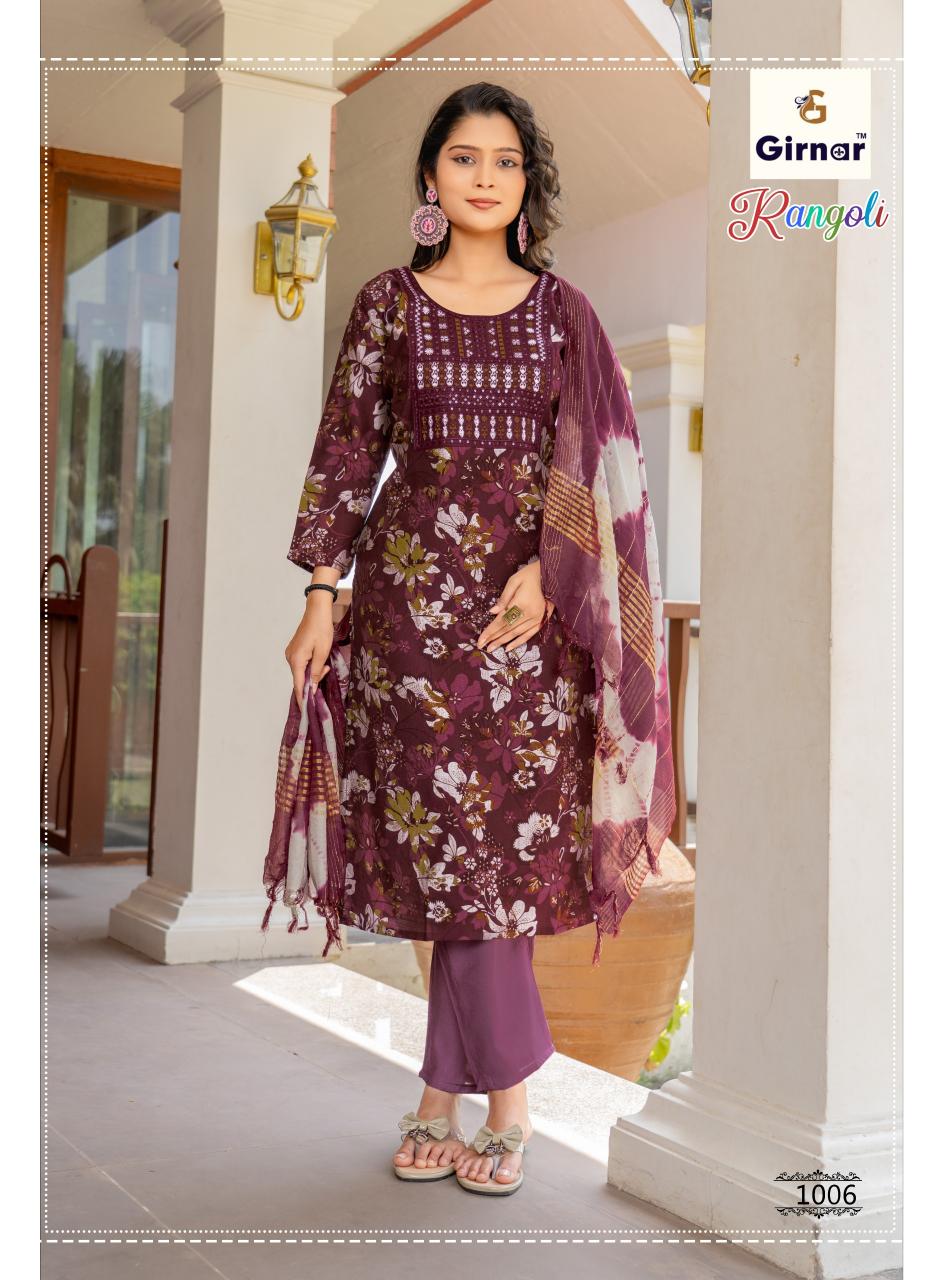 Girnar Rangoli vol 1 catalog zola kurtis wholesale