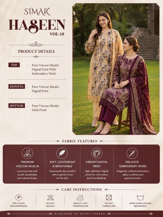 Glossy Simar Haseen vol 10 catalog indian salwar kameez wholesale price
